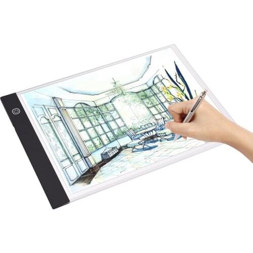 A4/A5 LED Light Pad Tracer 3mm Ultra-Thin Drawing Board Copyboard Stepless Dimming USB Powered Designing Painting Supplies