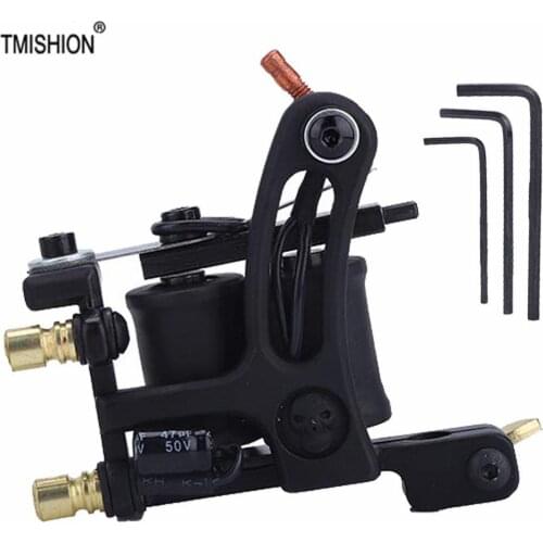 10 Warps Coils Wire Unique Pattern Tattoo Machine Gun Alloy Red Wire Tattoo Machine Accessories