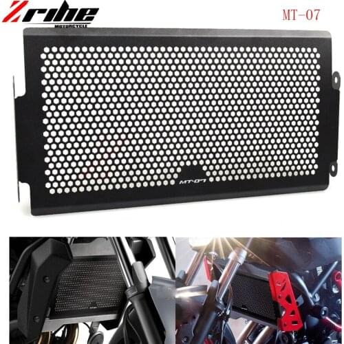 For MT 07 2014-2016 Aluminum Radiator Grille Cover Radiator Protective Grills Guard For Yamaha MT07 MT-07 MT 07 2014-2016 14 15