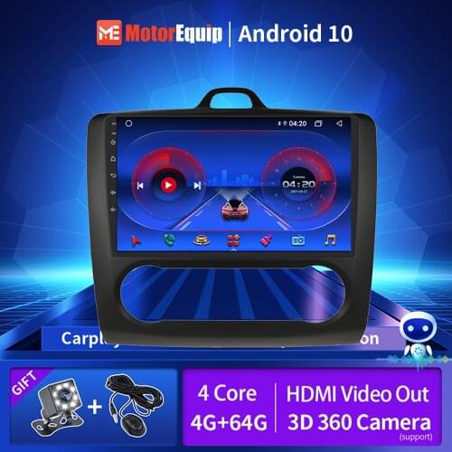 Car Radio For Ford Focus 2 3 Mk2 Mk3 2004 2005 2006 2007-2011 2 din Android Auto Carplay GPS Navigation Stereo Multimedia Player