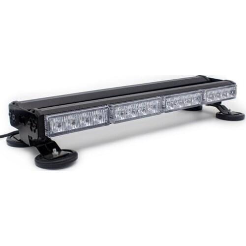 Car 32led 12V/24V Flash Warning Lights 4 Sections 4 Light Stick Lights Sided Strobe Road Lights Engineering Emergency Lights