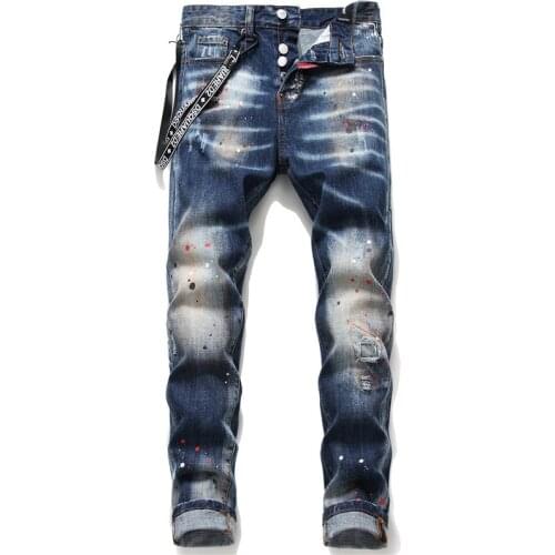 Женские рваные джинсы Dsquared2 China At AliExpress