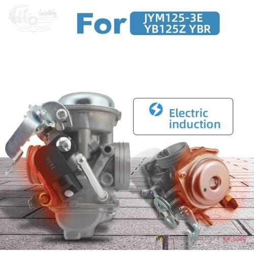26mm 38mm Motorcycle Carburetor Carburador Assy Moto Vergaser For Jianshe Yamaha JYM125-3E YB125Z YBR,Carburador Moto Save gaso