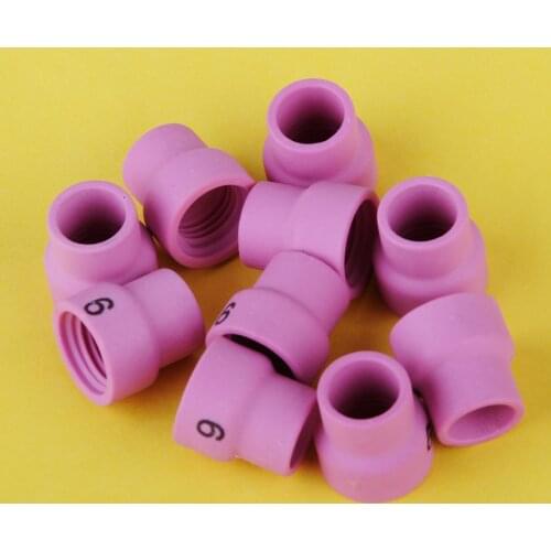LETAOSK 53N27 6 Nozzles Ceramic Cups Fit For WP-24 TIG Welding Torch 10PK 9.5mm 3/8" Accessories