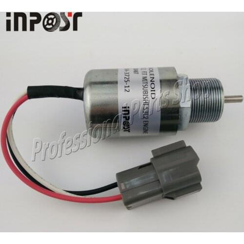 New Stop Solenoid fits for Mitsubishi S3L2-61SD S3L2-61SDH 30A8710044 30A87-10044 12V