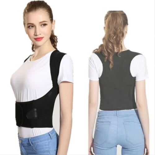 Adjustable Back Posture Corrector Clavicle Spine Back Shoulder Lumbar Brace Support Belt Posture Correction Prevents Slouching