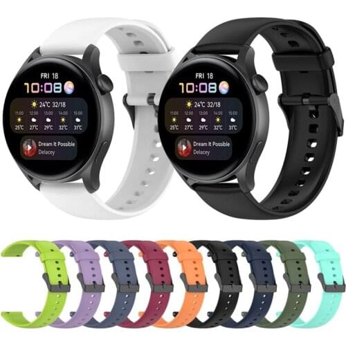 Sport Silicone 22mm watch band strap Official For Huawei watch 3 3 Pro Replacement wristband For Huawei watch GT 2/2Pro/GT 46mm