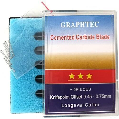 30Pcs Cutting Plotter Blade High Hardness Graphtec CB09 Silhouette Cameo Blades Vinyl Cutter Plotter 30 45 60 Degree with Spring