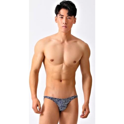 Sexy narrow side men swim shorts bikinis hot low waist men swimwear swimming trunk beach men swimsuits sunga samll size
