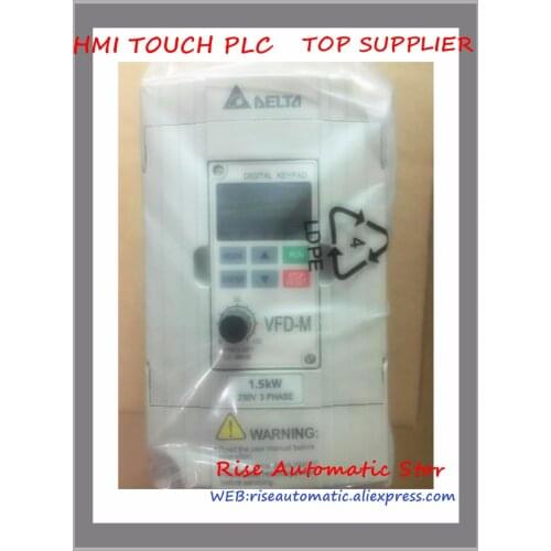 VFD-M Inverter AC Motor Drive 3 Phase 220V 1.5Kw 2HP 7A 400HZ New VFD015M23A