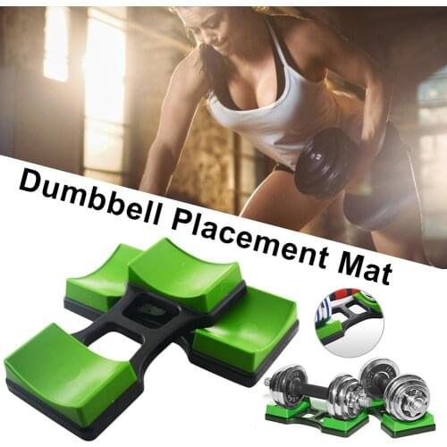 1Pair Dumbbell Bracket Dumbbell Placement Frame Stand Floor Protection Fitness Training Device for Household