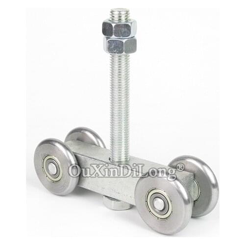 1PCS Heavy-Duty Load 1000kg Sliding Door Hanging Wheel with Bearing for Warehouse Door,Universal Sliding Door Pulley Wheel GF265