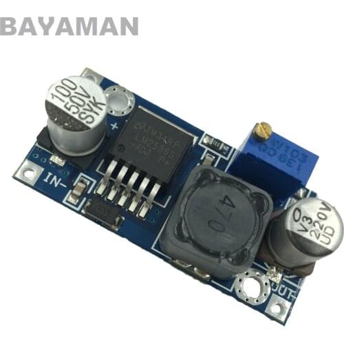 2pcs LM2596 LM2596S ADJ Power supply module DC-DC Step-down module 5V/12V/24V adjustable Voltage regulator 3A for DIY UAV