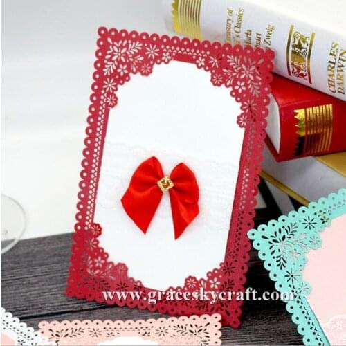 30pcs NEW laser cut lace flowers design lace paper Save The Date RSVP wedding invitation cards for wedding party invitation