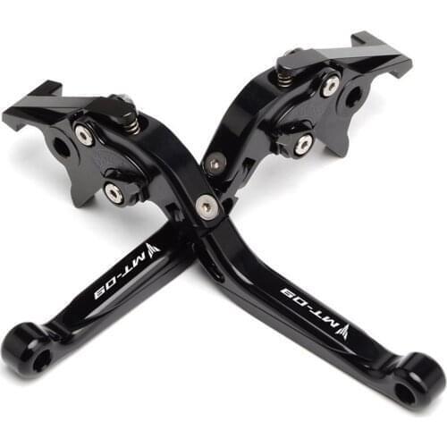 Motorcycle CNC Aluminum Adjustable Folding Extendable Brake Clutch Lever For YAMAHA MT-09 MT09 MT 09 SP 2017 2018 2019 2020 2021