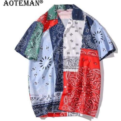 Мужские рубашки с коротким рукавом AOTEMAN China At AliExpress