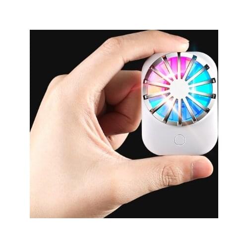 Wireless rechargeable cooling device liquid cooled semiconductor back clipped air mobile phone radiator J03