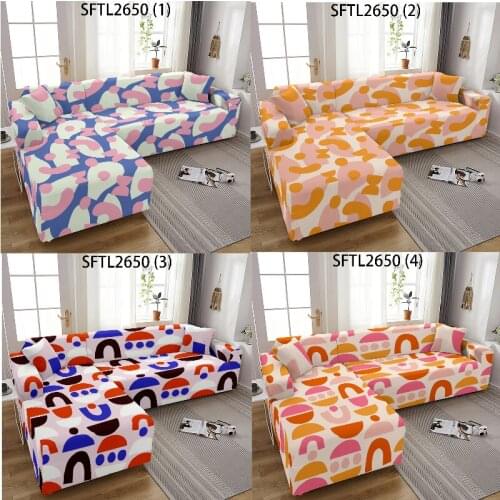 Color geometric stripes 3-seater couch cover Big sofa sofas for living room sofa cushions large sofas Plaid on the sofa Plaid