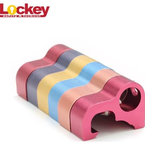 Electrical Safety Aluminum Alloy Miniature Circuit Breaker Lockout Tagout Device Mcb Lock out