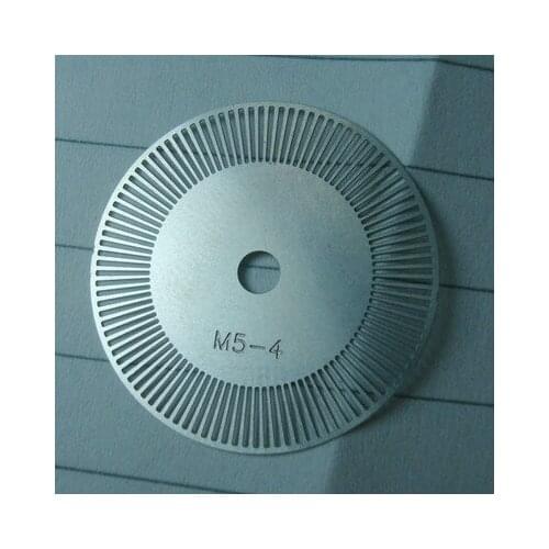 Photoelectric Encoder Meter Wheel Servo Motor Grating Disk Robot Speed Measuring Disk M5-4 Kit Chain Robotic Car Accessory