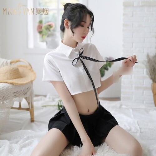 Game Sexy School Cosplay Student Uniform Attracts Women Romantic Lingerie Sexy Underwear Exotic Secretary Kawaii Clothing