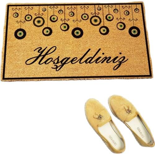Doormats Welcome Mats Anti Slip Floor Mat Carpet Doormat for Bathroom Kitchen Entrance Rugs Home Decoration Hoşgeldiniz Mat