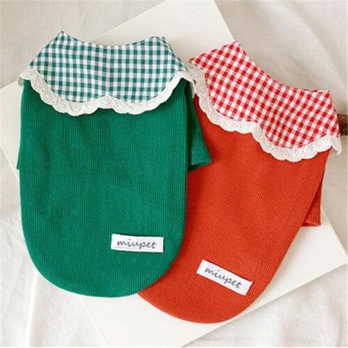 Summer Dog Shirt Cat Yorkie Chihuahua Puppy Vest Small Dog T-shirt Poodle Bichon Pomeranian Schnauzer Pet Clothing Dog Costumes