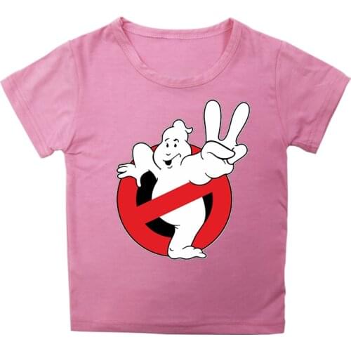 2020 Hot Movie Ghostbusters Kids Cotton Short Sleeves Boys Girls T-shirt Ghostbusters Tee Tops for Children