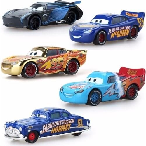 Pixar Cars 2 3 Toys Lightning Mcqueen Jackson Storm Mack Uncle Truck Diecast Model Car Toy Children Birthday Gift Flash Sale