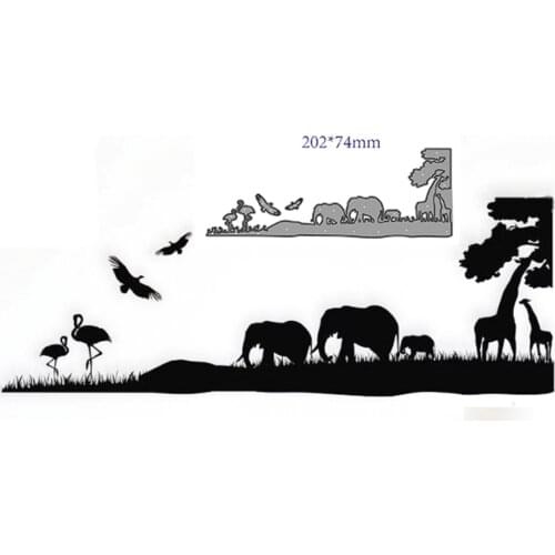 Forest Animals Metal Cutting Die DIY for Scrapbooking Decoration Crafts