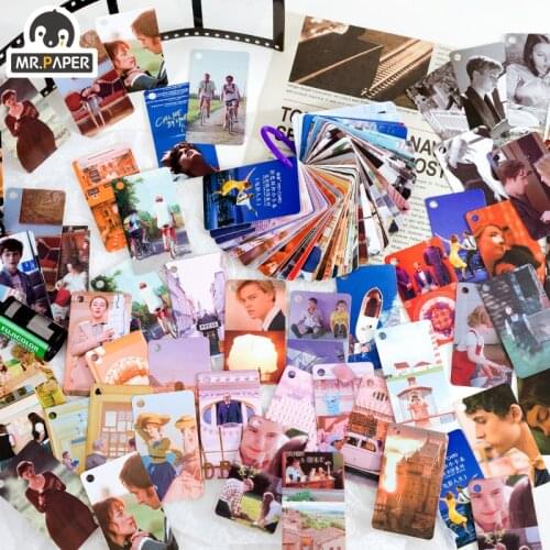 Mr.Paper 8 Designs Color Buckle Small Card Book Color Library Series Sticker Book Paper Creative DIY Hand Account Decoration