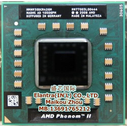 Brand Original N930 n930 AMD HMN930DCR42GM 638 pin PGA Computer CPU Good quality free shipping