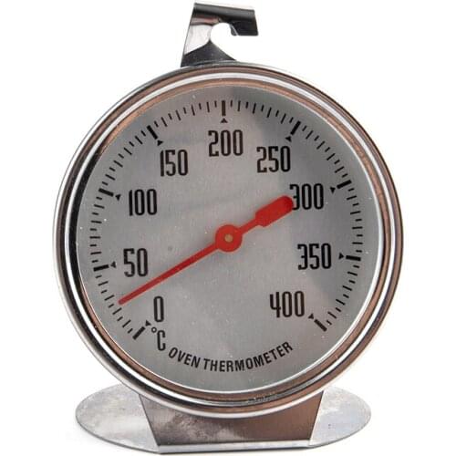 0-400 Celsius Stainless Steel Oven Thermometer Mini Dial Stand Up Temperature Gauge Gage Food Meat Kitchen Tools Oven Cooker