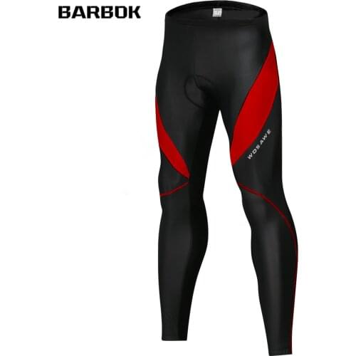 WOSAWE Winter Fleece Mens Cycling Tights Warm Reflective MTB Bicycle Cycle Pant Trousers Bike MTB Pants with 3D Gel Padded