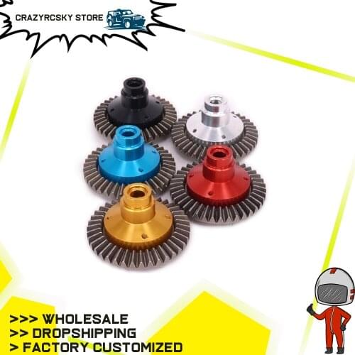 1Set Steel 38T Main Gear And 13T Bevel Gear For Rc Hobby Model Car 1/10 Axial Scx10 Crawler 90022 90035 Ax30392 Ax30393 SCX0031