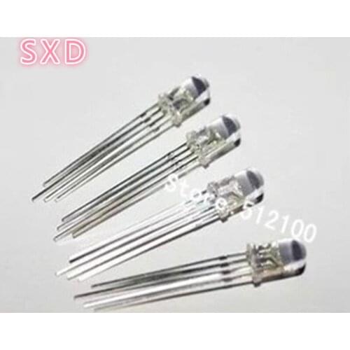 1000PCS Good quality 5MM RGB LED Full color 4-legs LED Common cathode