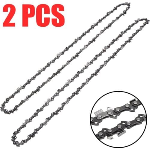 2pcs 16 Inch 57 Drive Links Chainsaw Saw Chain Blade Wood Cutting Chainsaw Parts Chainsaw Saw Mill Chain For Electric Saw