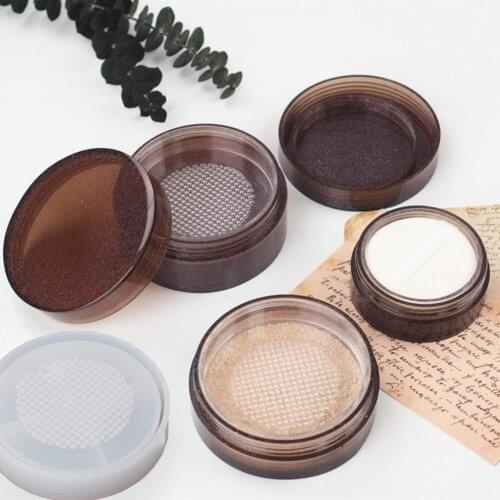 3Pcs/Set Storage Case Mold Soft DIY Crafts Silicone Powder Puff Cosmetic Box Mould for Home