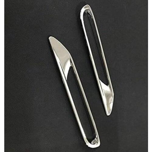 Auto Accessory Front Fog Lights Lamp Eyelid Eyebrow Cover Trim Abs Chrome Fit for Nissan Qashqai J11 2019 2020