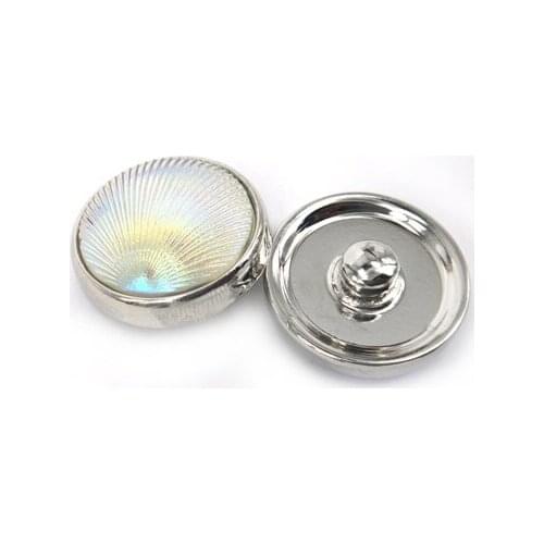 Free drop shipping hot selling 1.8-2cm alloy shiny shell design charm DIY button metal charms