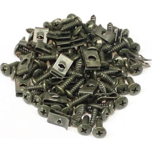 M4 Motorcycle Fairing common screw bolts for SUZUKI 2005 2006 GSXR 1000 K5 GSXR1000 05 06 black fairings bolt screws