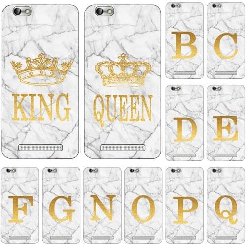 Phone case for Lenovo Vibe C A2020 A2020a40 DS A 2020 White Marble Golden English Letter Fashion Name Back Cover Shell Fundas