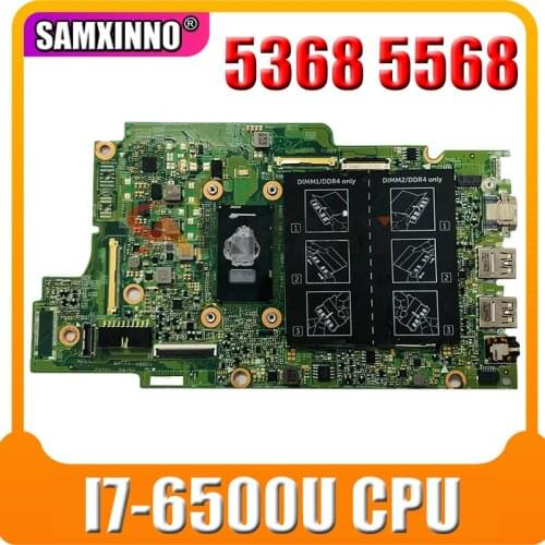 For DELL INSPIRON 5368 5568 Laptop Motherboard With I7-6500u CPU CN-0PJDNR 0PJDNR PJDNR 100% fully tested