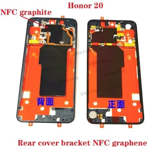 For Huawei Honor 20 back cover bracket mid-frame border antenna mobile phone NFC cable motherboard cooling graphene for Nova 5T