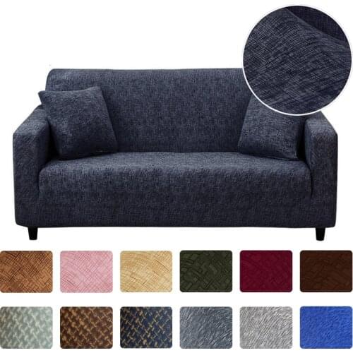 Texture Pattern Elastic Sofa Cover Stretch All-inclusive Sofa Covers for Living Room Couch Cover Loveseat Sofa Slipcovers