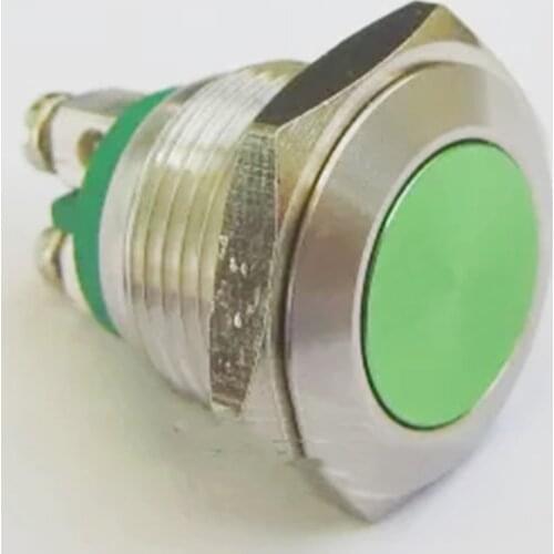 ELEWIND 16mm screw terminal normal closed push button switch(PM161H-01/S With red button)