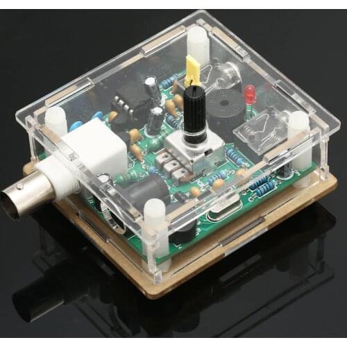 1pc Professional Assembled DC Power 9-13.8V S-PIXIE CW QRP Super Shortwave Radio Transceiver 7.023Mhz with Case