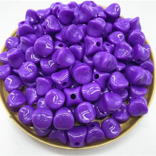 Wholesale 50pcs/lot 8mm Acrylic Beads Spacer Loose Beads For Jewelry Making DIY Bracelet Earring #QT10