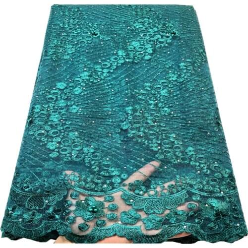 Organza African Lace Fabric Embroidery French Lace Fabric High Quality Lace Nigerian Tulle Lace For Party PL-70