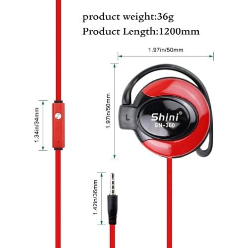 3.5mm Earphones Wired Headphone With Microphone In-ear Super Bass Headset Sport Music Earphone For iphone For Samsung For Xiaomi